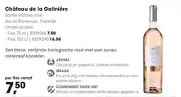 HANOS Château de la Galinière Sainte Victoire rosé aanbieding
