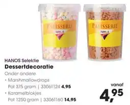 HANOS Hanos selektie dessertdecoratie aanbieding