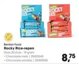HANOS Benlian Food Rocky Rice-repen aanbieding