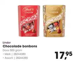 HANOS Lindor Chocolade bonbons aanbieding