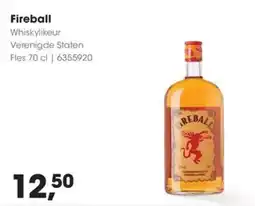 HANOS Fireball Whiskylikeur aanbieding