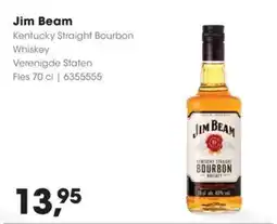 HANOS Jim Beam Kentucky Straight Bourbon Whiskey aanbieding