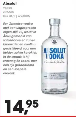 HANOS Absolut Vodka aanbieding