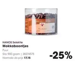 HANOS Hanos Selektie Mokkaboontjes aanbieding