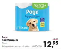 HANOS Page Toilet papier aanbieding