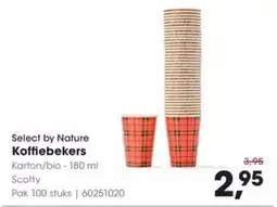 HANOS Select by Nature Koffiebekers aanbieding