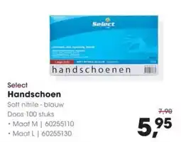 HANOS Select handschoenen aanbieding