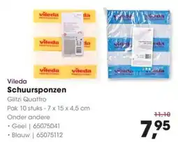 HANOS Vileda Schuursponzen aanbieding