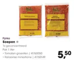 HANOS Fijnko Soepen aanbieding