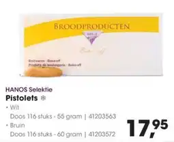 HANOS HANOS Pistolets aanbieding