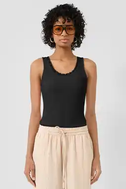 Wehkamp QS singlet zwart aanbieding