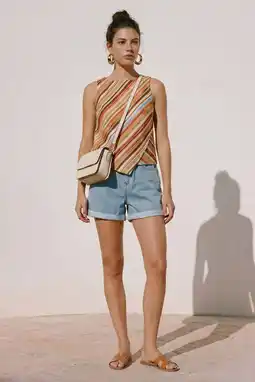 Wehkamp VERO MODA gestreepte asymmetrische top multi aanbieding