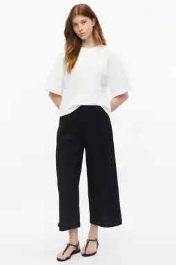 Wehkamp s.Oliver jersey straight highwaist casual broek zwart aanbieding