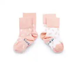 Wehkamp KipKep Blijf-Sokjes 0-6 mnd - party pink (set van 2) aanbieding