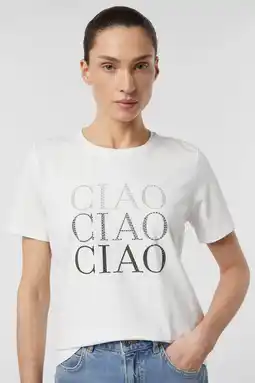 Wehkamp comma T-shirt wit aanbieding