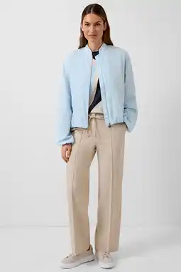 Wehkamp s.Oliver BLACK LABEL bootcut highwaist broek beige aanbieding