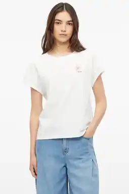 Wehkamp s.Oliver relaxed fit top met print - wit aanbieding