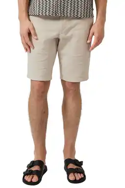 Wehkamp s.Oliver regular bermuda short met linnen beige aanbieding
