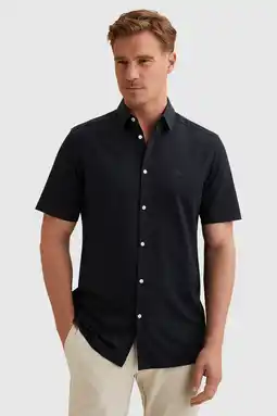 Wehkamp Vanguard regular casual overhemd donkerblauw aanbieding