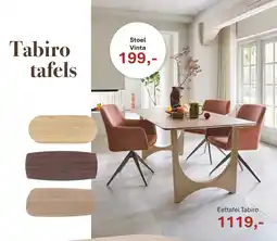 INHOUSE Tabiro tafels aanbieding