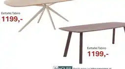 INHOUSE Eettafel Tabiro aanbieding