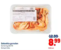 Makro Gekookte garnalen aanbieding