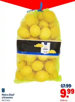 Makro Metro Chef citroenen aanbieding