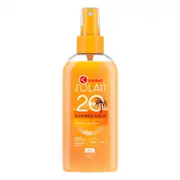 Kruidvat Kruidvat Solait Summer Gold SPF20 Sun Oil Spray aanbieding