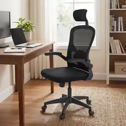 Action Ergonomische bureaustoel - zwart aanbieding