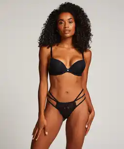 Hunkemoller Hunkemöller String Melda Zwart aanbieding