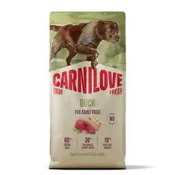 Zooplus 12 kg Carnilove True Fresh Eend Adult Hondenvoer droog aanbieding