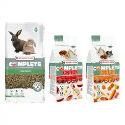 Zooplus Spaarset Cuni Complete + Crock Complete Wortel en Appel - 1,75 kg + 2 x 50 g aanbieding