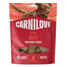 Zooplus 100g Rund Carnilove Dog Jerky Snack Hond aanbieding