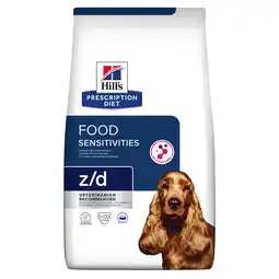 Zooplus 6kg Canine Z/D Food Sensitivities Original Hill's Prescription Diet Hondenvoer aanbieding