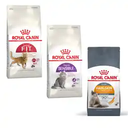 Zooplus 3x400g Sensible 33 + Hair & Skin + Fit 32 Royal Canin Kattenvoer aanbieding