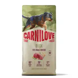 Zooplus 12 kg Carnilove True Fresh Eend Adult Mini Hondenvoer droog aanbieding