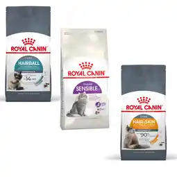 Zooplus 3x400g Sensible 33 + Hair & Skin + Hairball Royal Canin Kattenvoer aanbieding