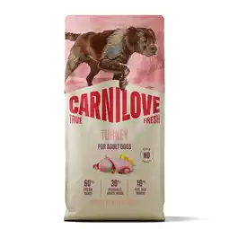 Zooplus 12 kg Carnilove True Fresh Adult kalkoen droog hondenvoer aanbieding
