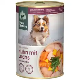 Zooplus 6x 400g Pure Nature Adult Kip & Zalm Hondenvoer Nat aanbieding