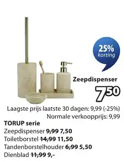 Jysk TORUP zeepdispenser aanbieding