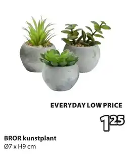 Jysk BROR kunstplant aanbieding