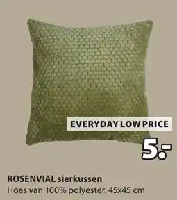 Jysk ROSENVIAL sierkussen aanbieding