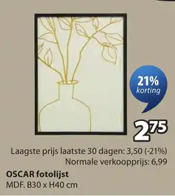 Jysk OSCAR fotolijst aanbieding
