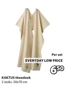 Jysk KAKTUS theedoek aanbieding