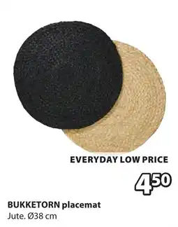Jysk BUKKETORN placemat aanbieding