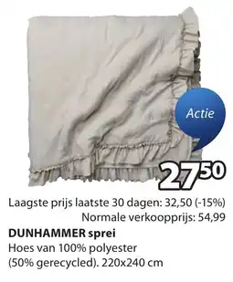 Jysk DUNHAMMER spreid aanbieding