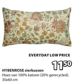 Jysk HYBENROSE sierkussen aanbieding