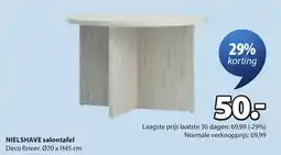 Jysk NIELSHAVE salontafel aanbieding