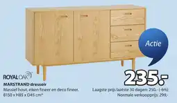 Jysk Royaloak marstrand dressoir aanbieding