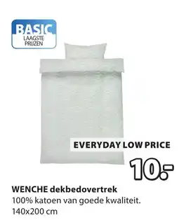 Jysk WENCHE dekbedovertrek aanbieding
